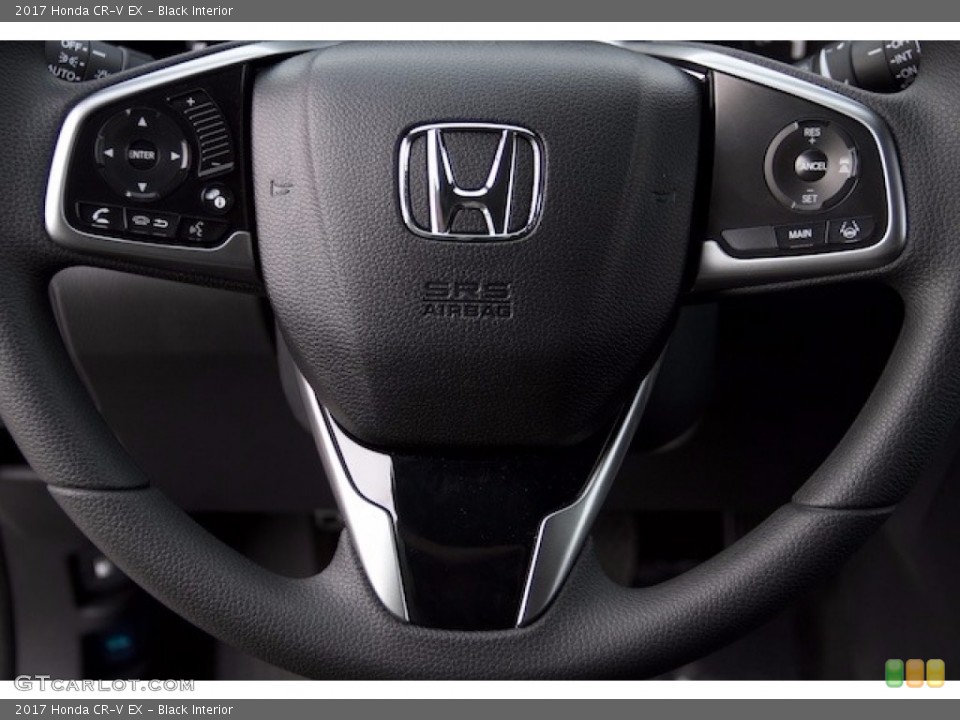 Black Interior Steering Wheel for the 2017 Honda CR-V EX #117929200