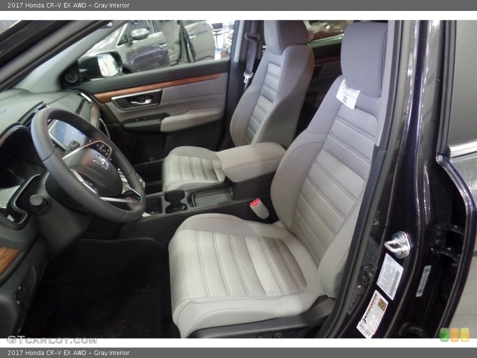 Gray Interior Front Seat for the 2017 Honda CR-V EX AWD #117933787