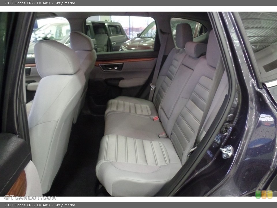 Gray Interior Rear Seat for the 2017 Honda CR-V EX AWD #117933799