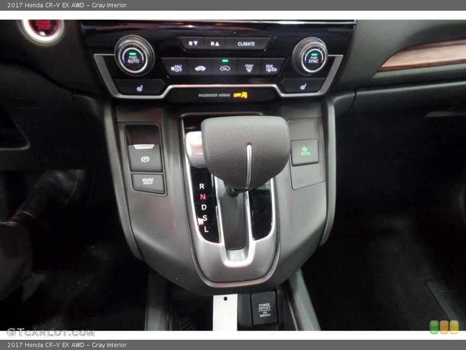 Gray Interior Transmission for the 2017 Honda CR-V EX AWD #117933895