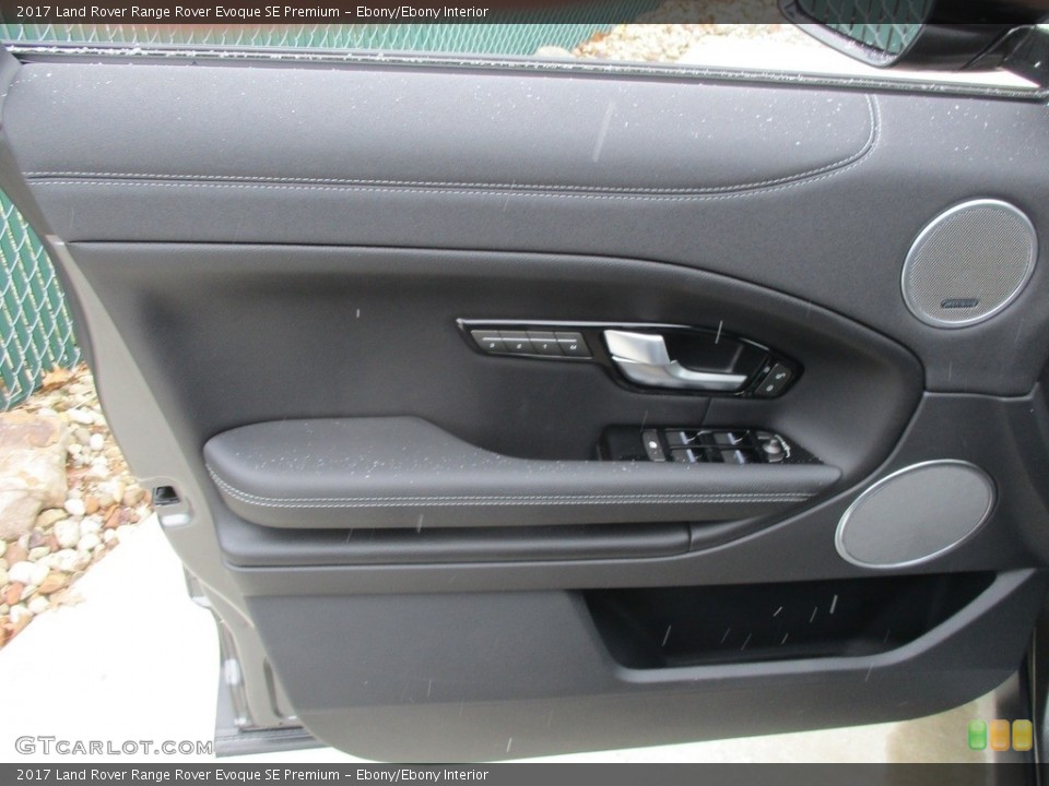 Ebony/Ebony Interior Door Panel for the 2017 Land Rover Range Rover Evoque SE Premium #117940634