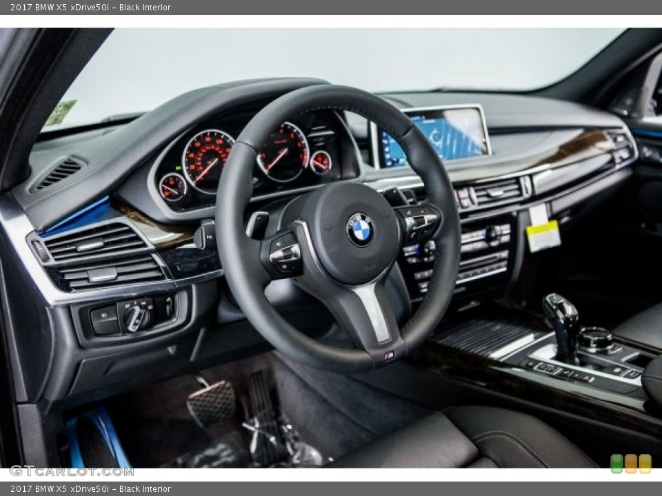 Black Interior Dashboard for the 2017 BMW X5 xDrive50i #117941225