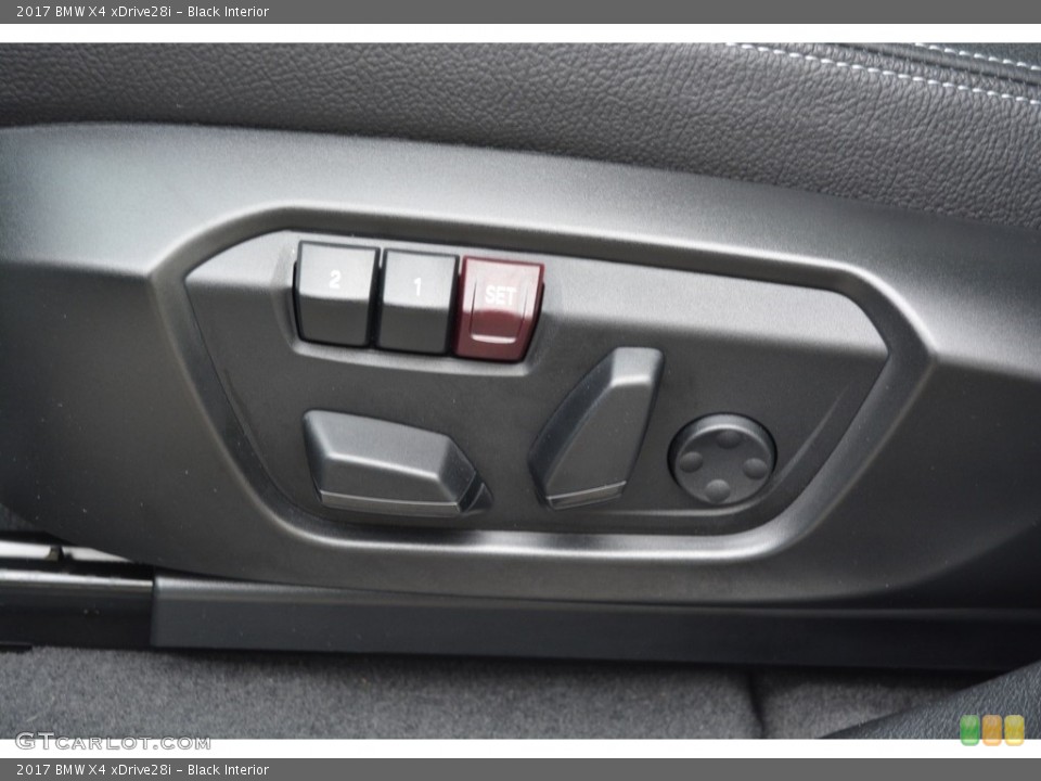 Black Interior Controls for the 2017 BMW X4 xDrive28i #117942734