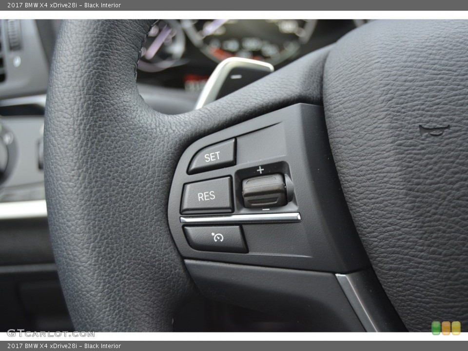 Black Interior Controls for the 2017 BMW X4 xDrive28i #117942890