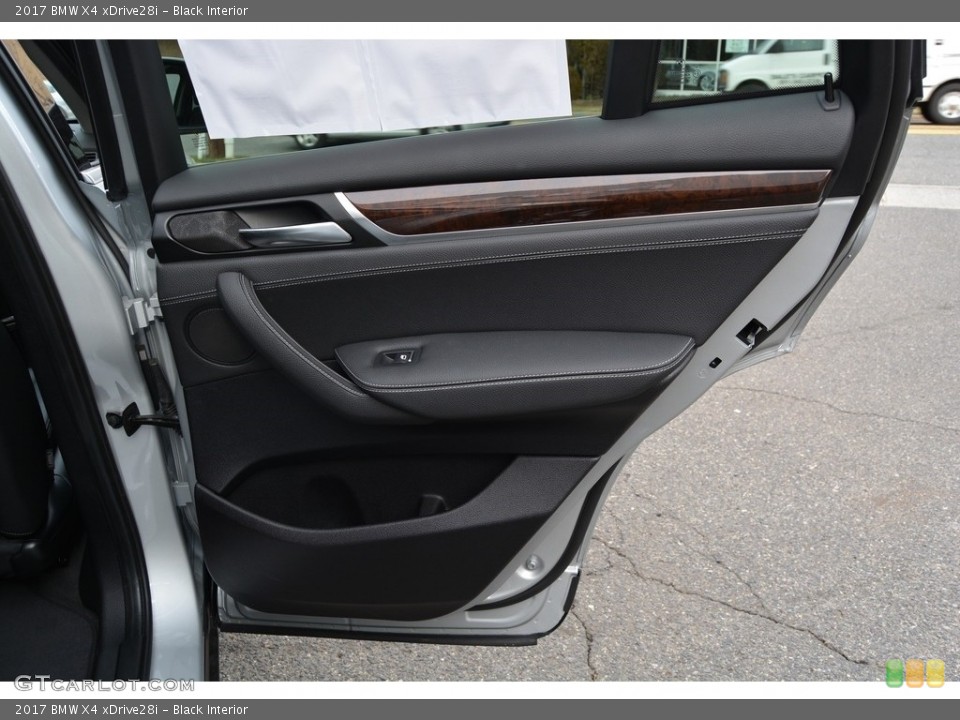 Black Interior Door Panel for the 2017 BMW X4 xDrive28i #117943001