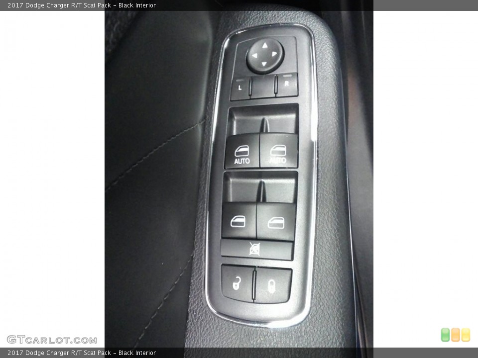 Black Interior Controls for the 2017 Dodge Charger R/T Scat Pack #117943208