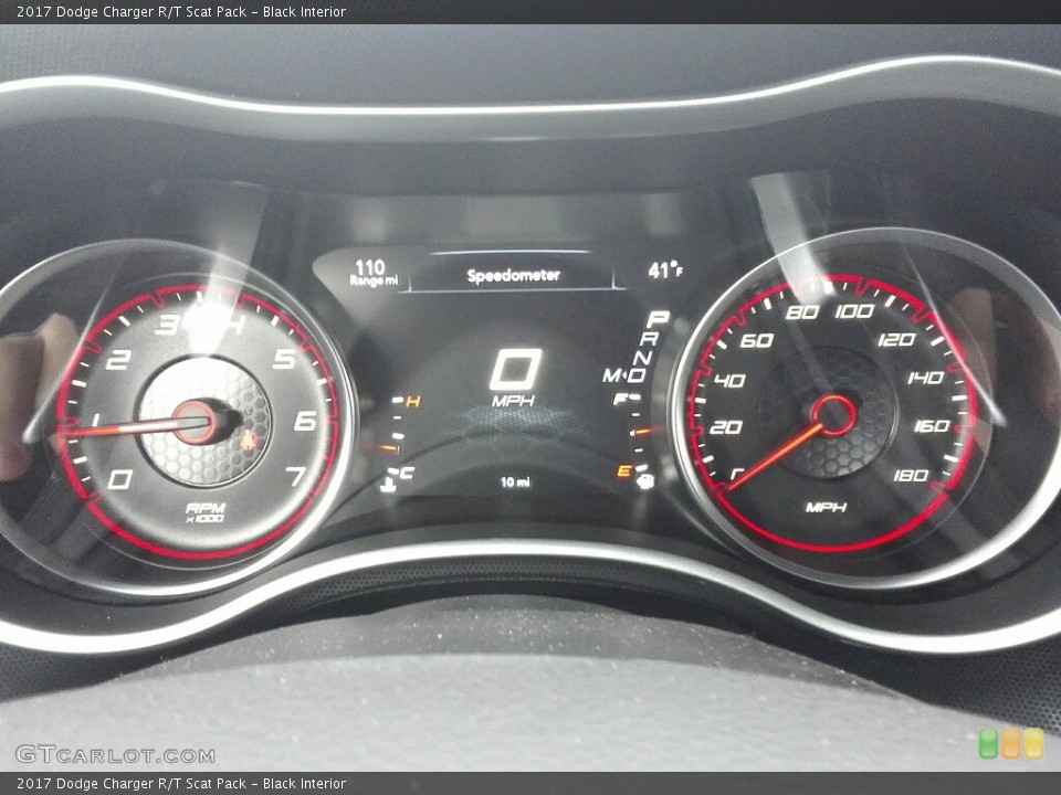 Black Interior Gauges for the 2017 Dodge Charger R/T Scat Pack #117943507