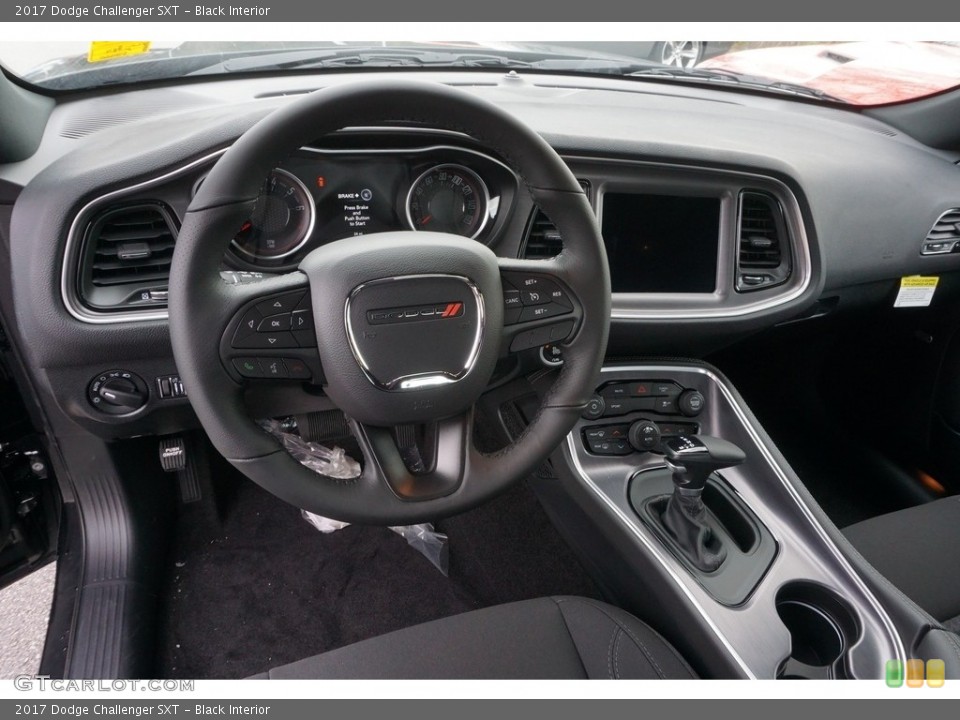 Black Interior Dashboard for the 2017 Dodge Challenger SXT #117944936