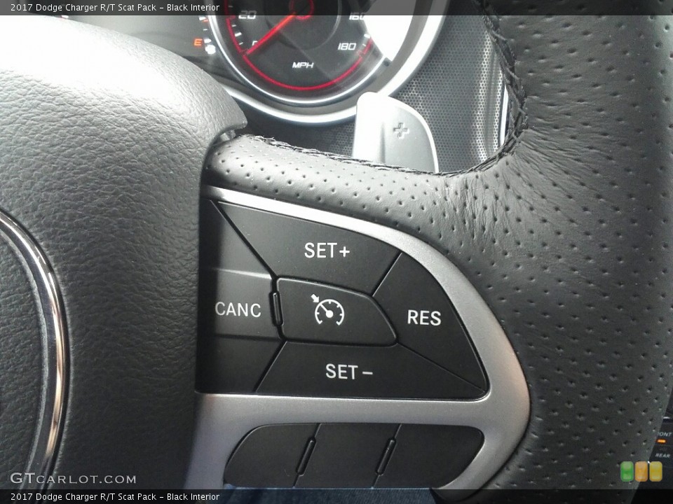 Black Interior Controls for the 2017 Dodge Charger R/T Scat Pack #117945170
