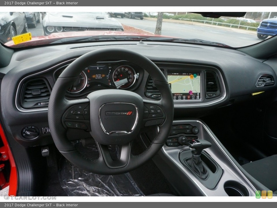 Black Interior Dashboard for the 2017 Dodge Challenger SXT #117945179