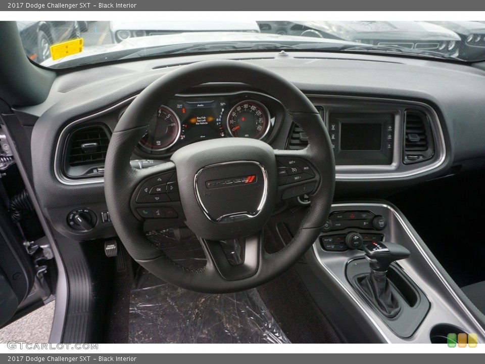 Black Interior Dashboard for the 2017 Dodge Challenger SXT #117945422