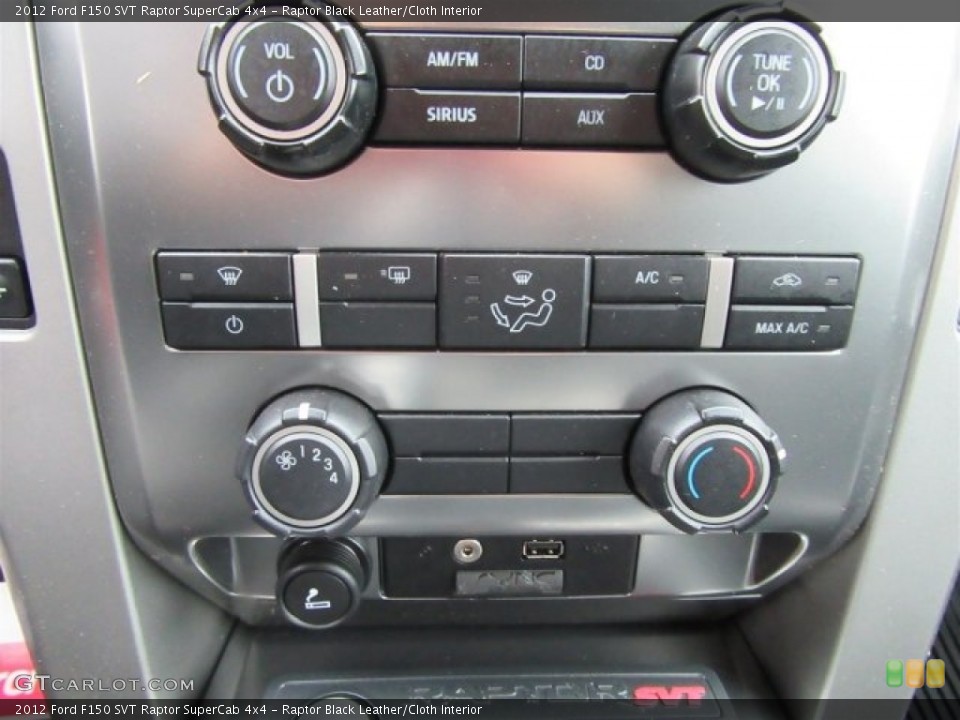 Raptor Black Leather/Cloth Interior Controls for the 2012 Ford F150 SVT Raptor SuperCab 4x4 #117948425