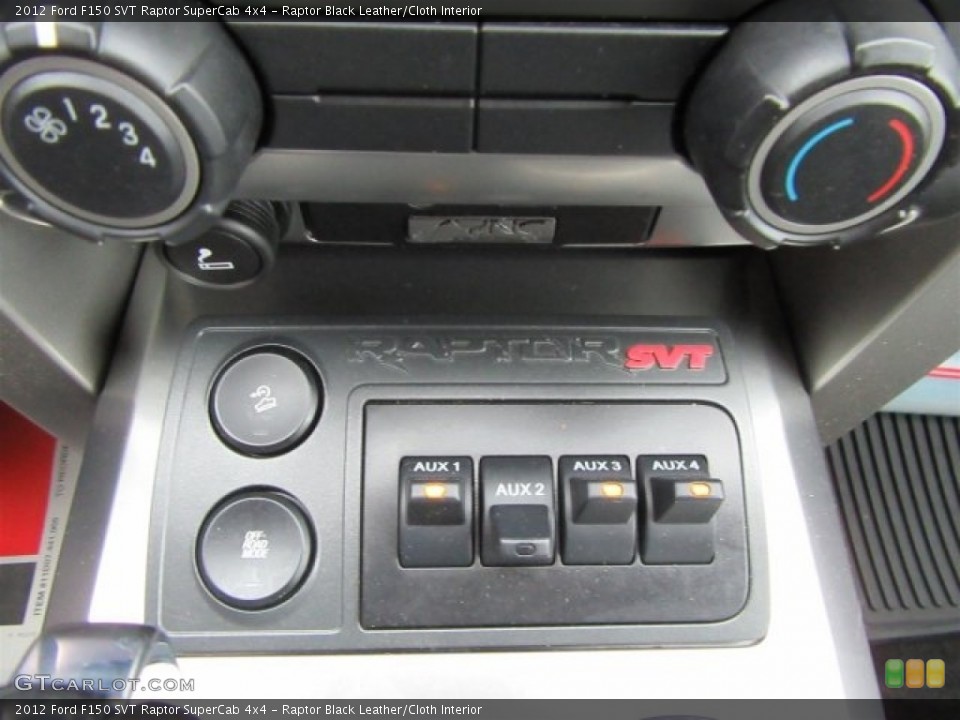 Raptor Black Leather/Cloth Interior Controls for the 2012 Ford F150 SVT Raptor SuperCab 4x4 #117948449