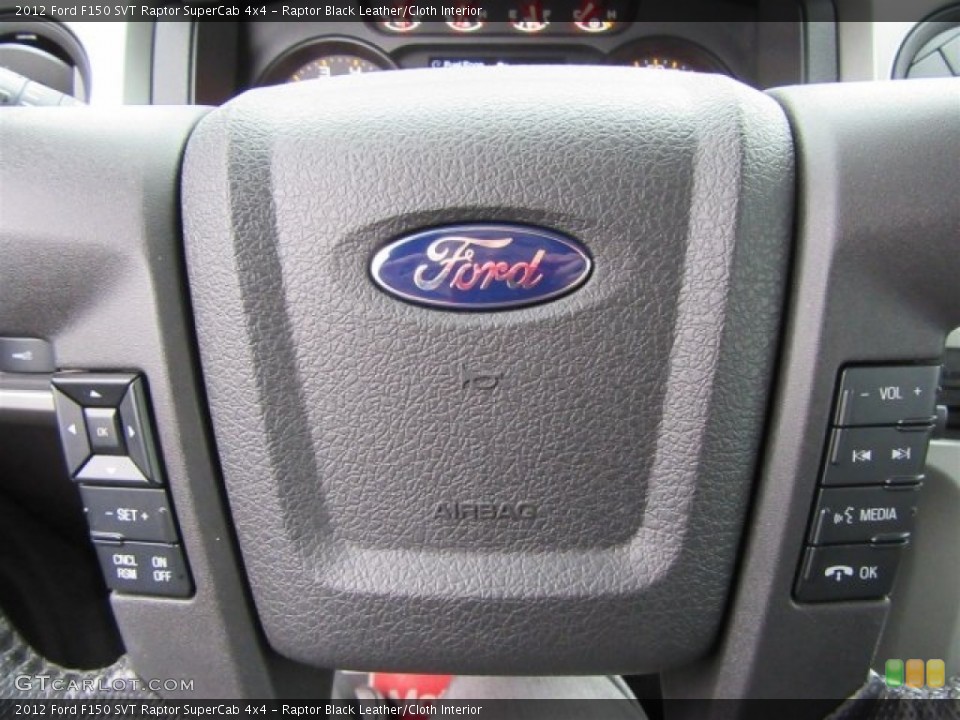 Raptor Black Leather/Cloth Interior Controls for the 2012 Ford F150 SVT Raptor SuperCab 4x4 #117948572