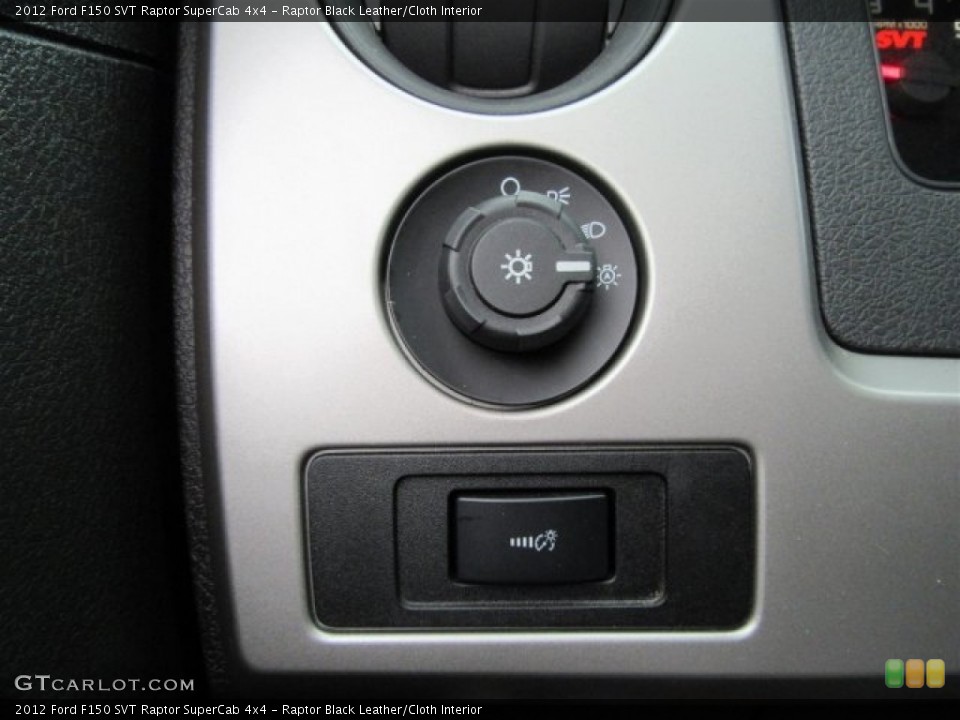 Raptor Black Leather/Cloth Interior Controls for the 2012 Ford F150 SVT Raptor SuperCab 4x4 #117948596