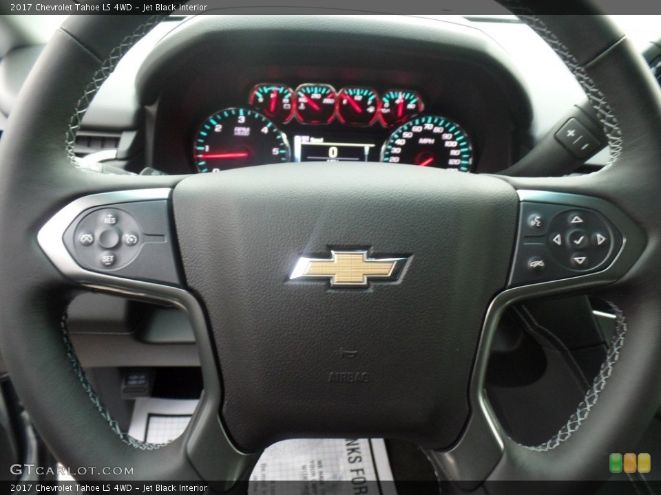 Jet Black Interior Steering Wheel for the 2017 Chevrolet Tahoe LS 4WD #117951797