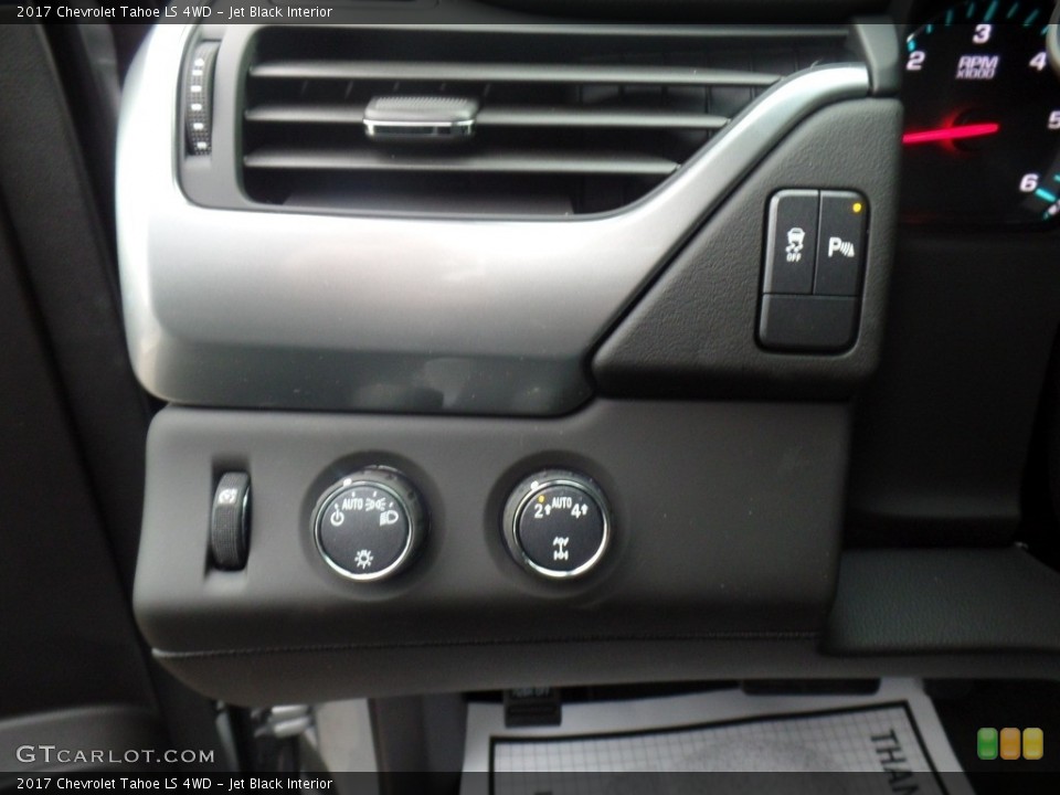 Jet Black Interior Controls for the 2017 Chevrolet Tahoe LS 4WD #117951860