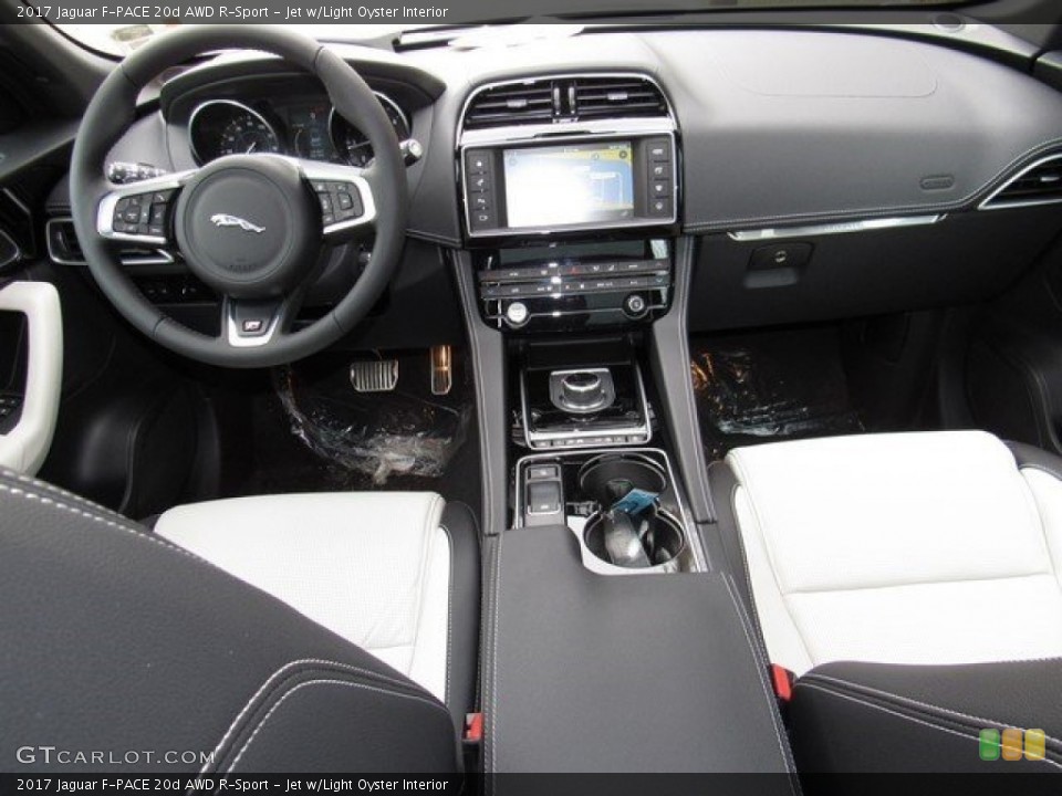 Jet w/Light Oyster Interior Front Seat for the 2017 Jaguar F-PACE 20d AWD R-Sport #117955847