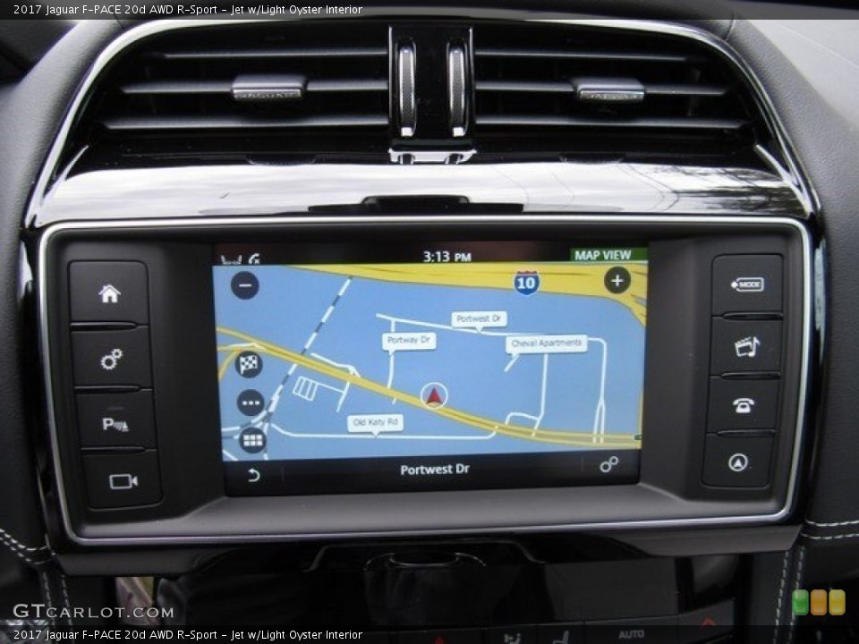 Jet w/Light Oyster Interior Navigation for the 2017 Jaguar F-PACE 20d AWD R-Sport #117956078