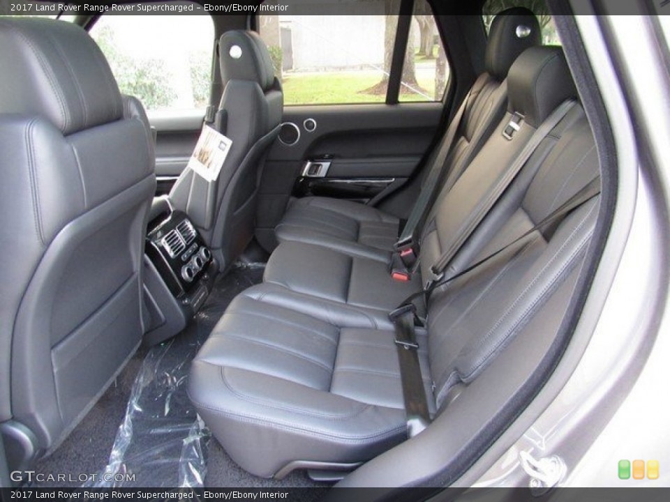 Ebony/Ebony Interior Rear Seat for the 2017 Land Rover Range Rover Supercharged #117956183