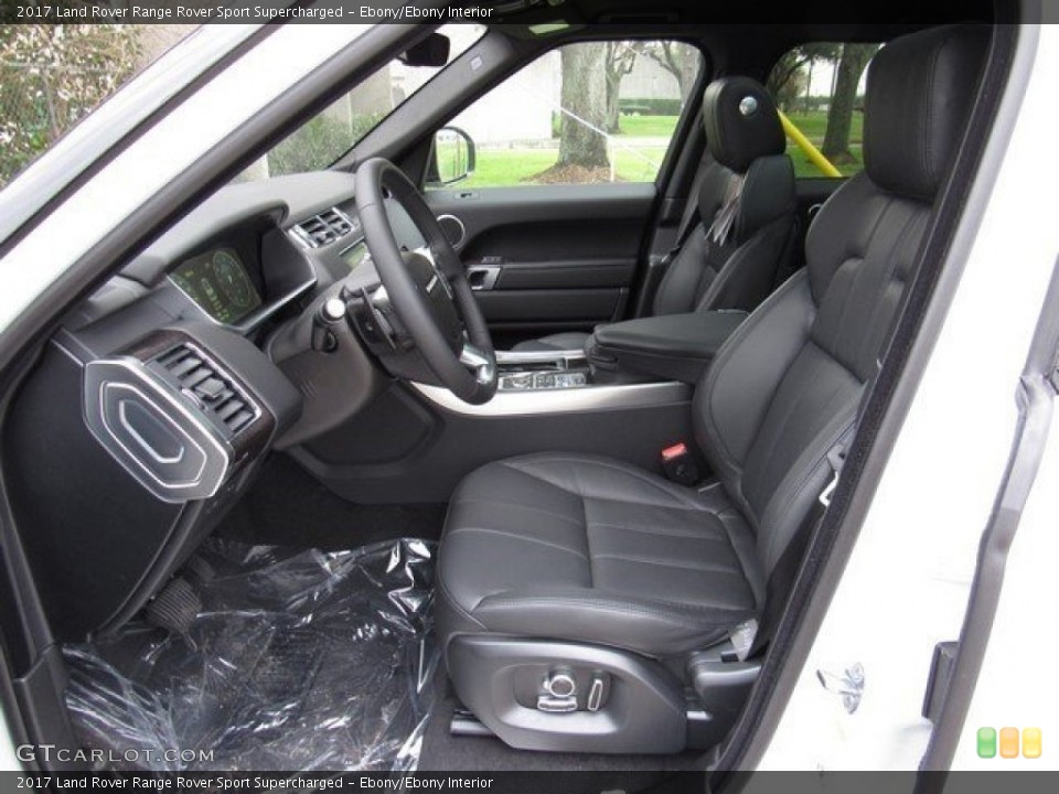Ebony/Ebony Interior Front Seat for the 2017 Land Rover Range Rover Sport Supercharged #117956495
