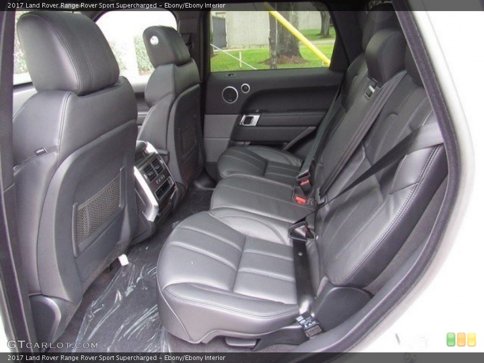 Ebony/Ebony Interior Rear Seat for the 2017 Land Rover Range Rover Sport Supercharged #117956519