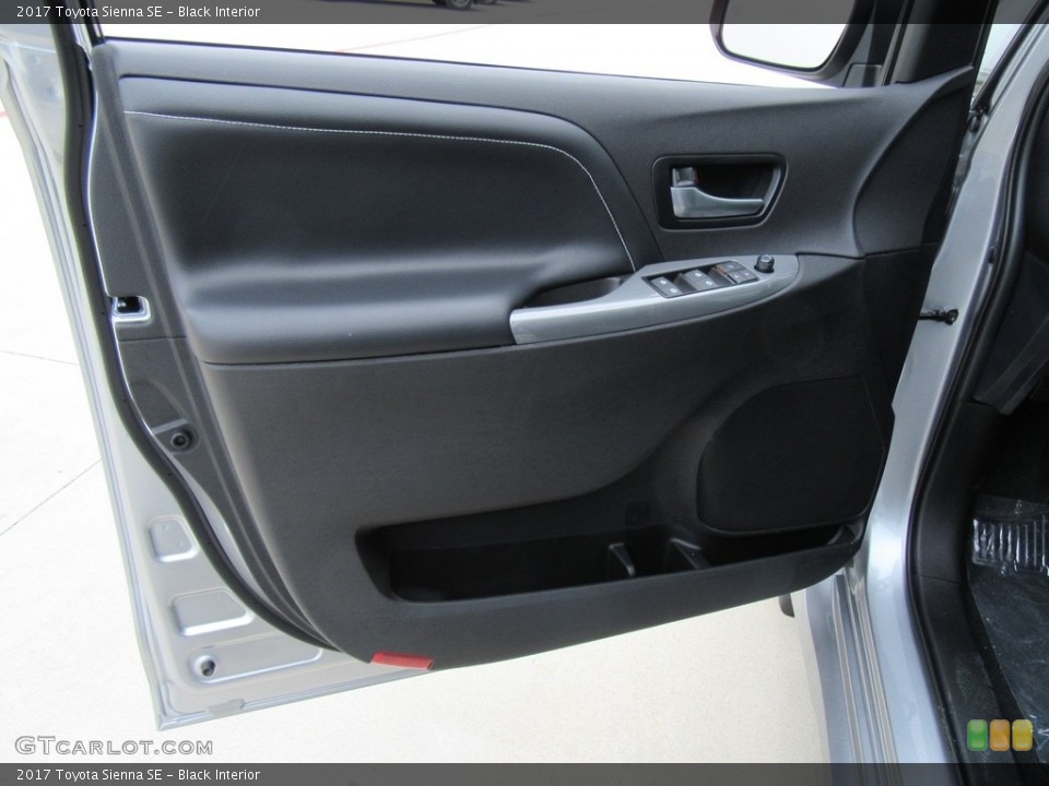 Black Interior Door Panel for the 2017 Toyota Sienna SE #117958421
