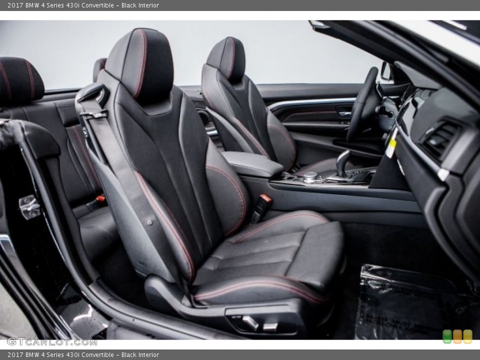 Black Interior Photo for the 2017 BMW 4 Series 430i Convertible #117970388