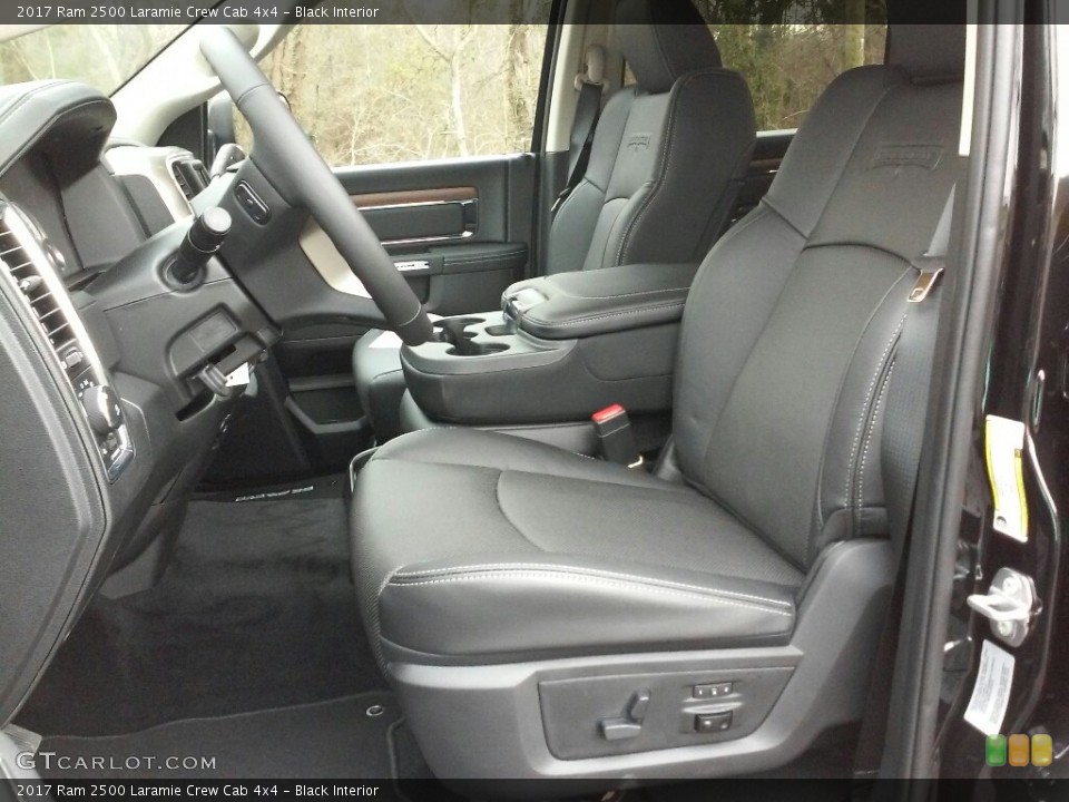 Black Interior Photo for the 2017 Ram 2500 Laramie Crew Cab 4x4 #117972338