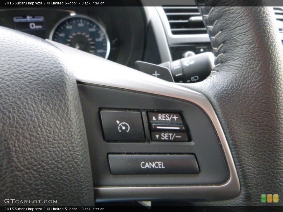 Black Interior Controls for the 2016 Subaru Impreza 2.0i Limited 5-door #117976607