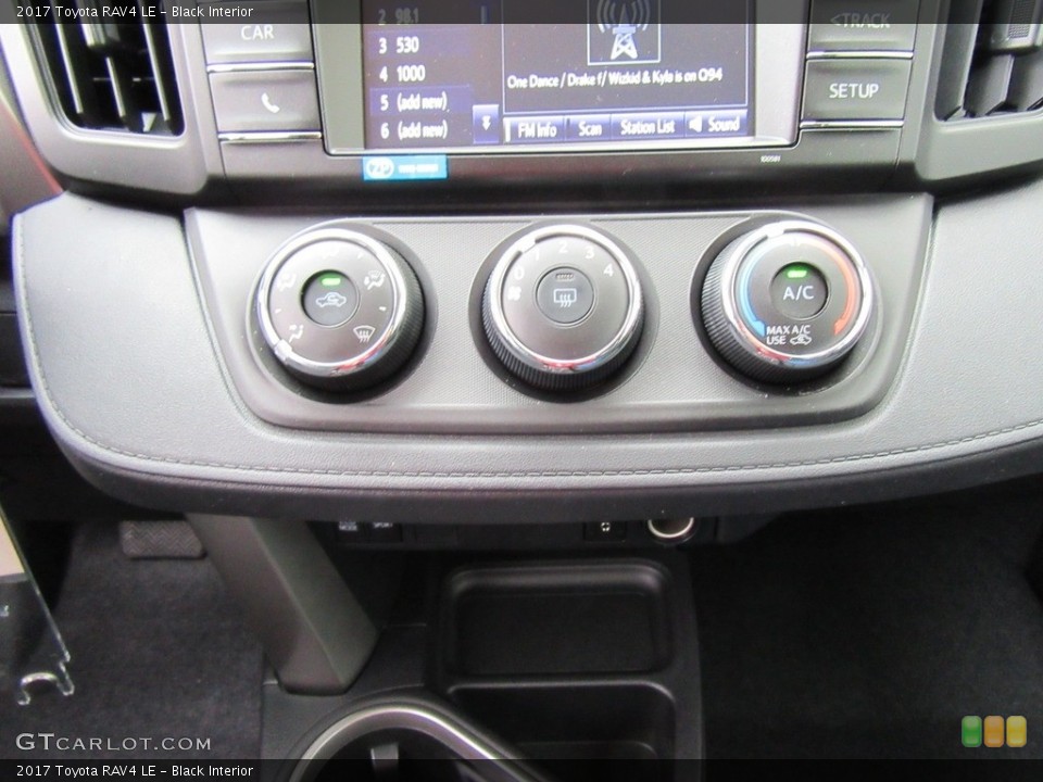 Black Interior Controls for the 2017 Toyota RAV4 LE #117978464