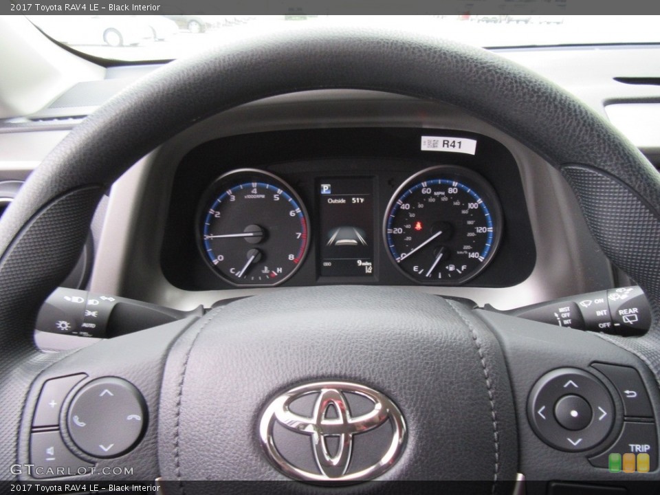 Black Interior Controls for the 2017 Toyota RAV4 LE #117978473