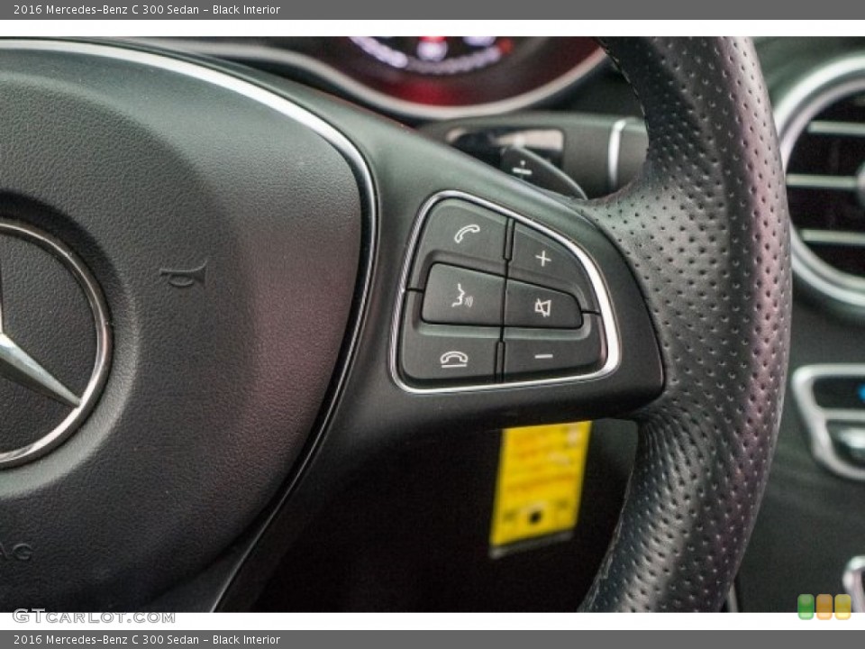 Black Interior Controls for the 2016 Mercedes-Benz C 300 Sedan #117981138