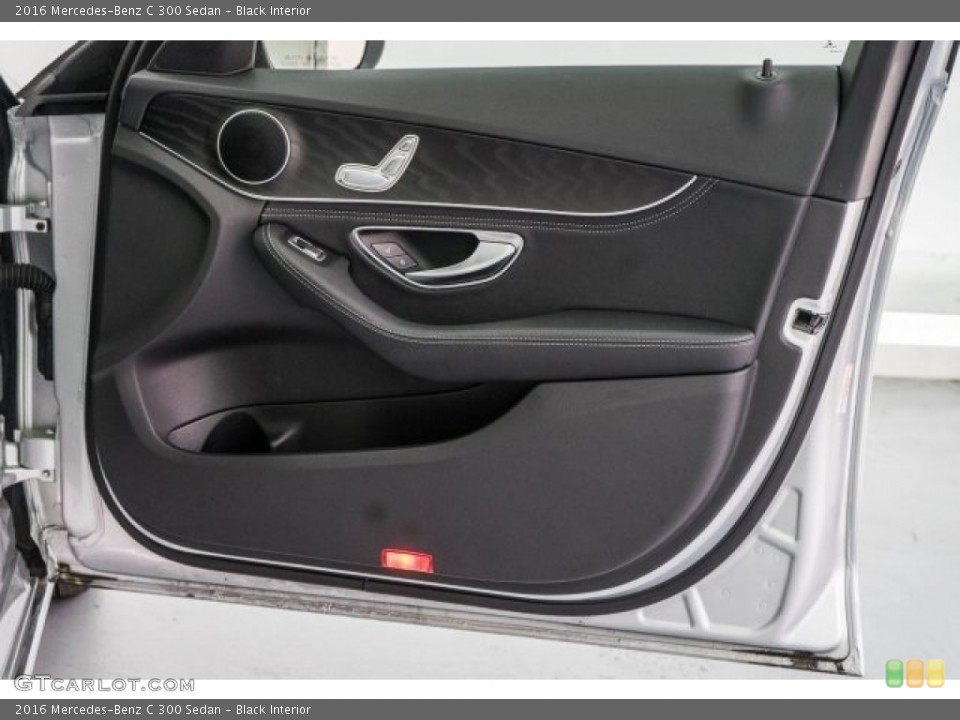 Black Interior Door Panel for the 2016 Mercedes-Benz C 300 Sedan #117981304