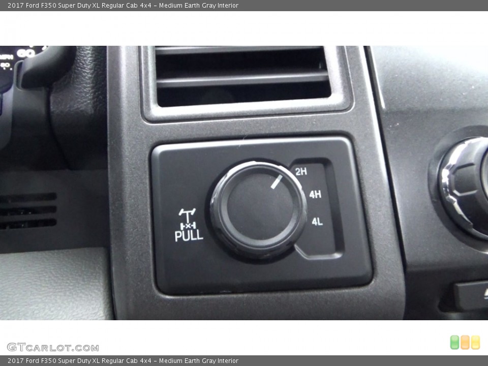 Medium Earth Gray Interior Controls for the 2017 Ford F350 Super Duty XL Regular Cab 4x4 #117986728