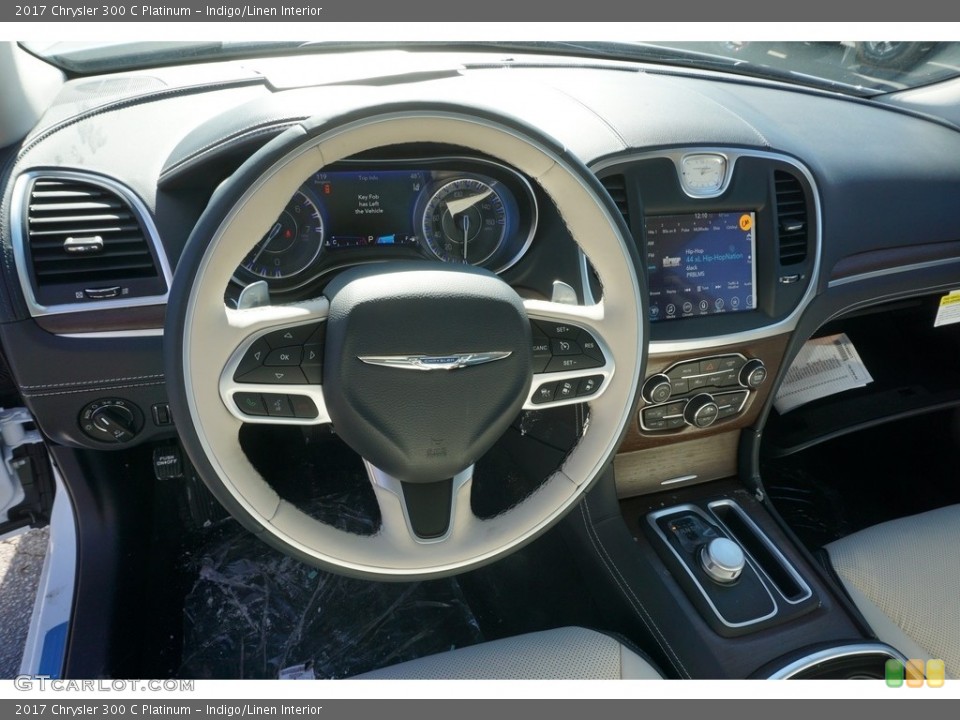 Indigo/Linen Interior Dashboard for the 2017 Chrysler 300 C Platinum #117988297