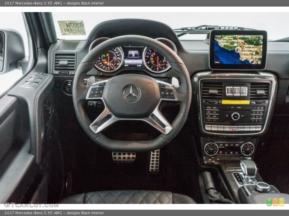 designo Black Interior Dashboard for the 2017 Mercedes-Benz G 65 AMG #117990805