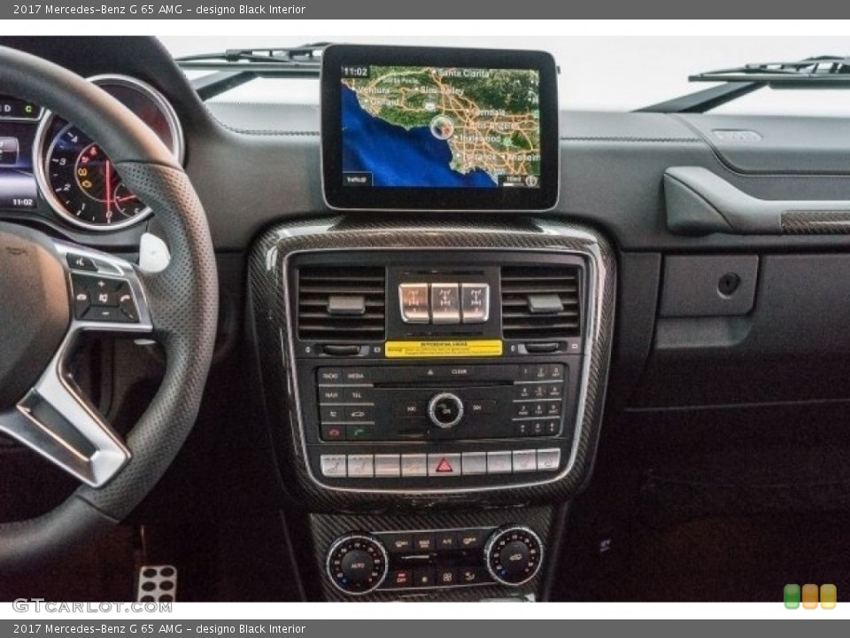 designo Black Interior Controls for the 2017 Mercedes-Benz G 65 AMG #117990818
