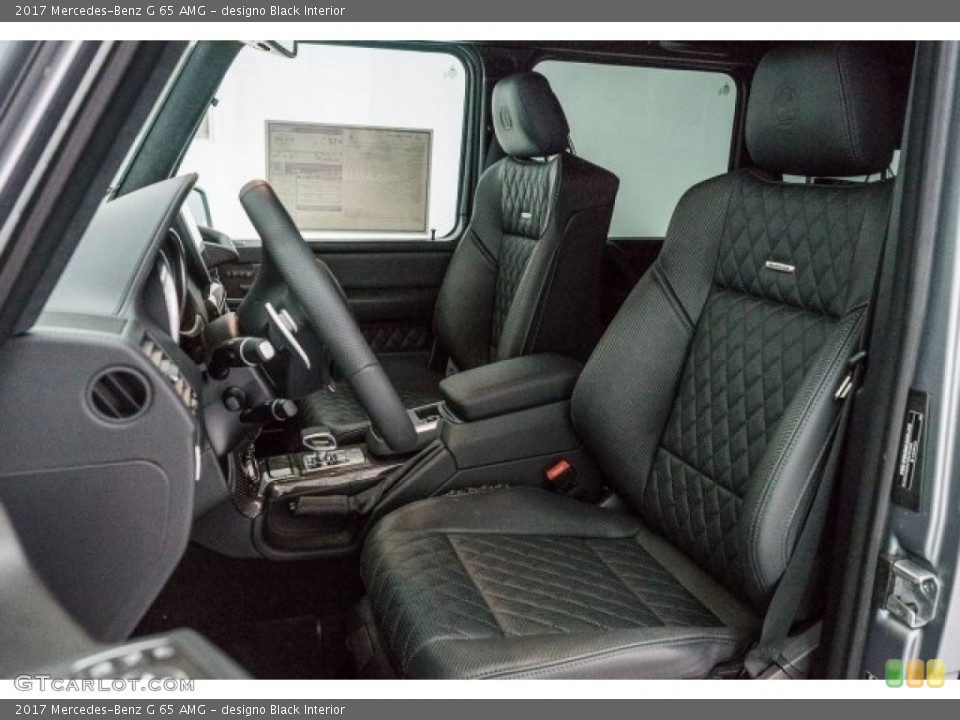 designo Black Interior Photo for the 2017 Mercedes-Benz G 65 AMG #117990844