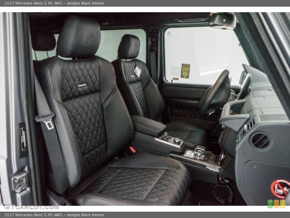 designo Black Interior Front Seat for the 2017 Mercedes-Benz G 65 AMG #117990952