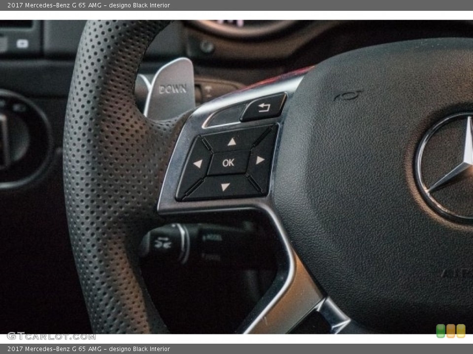 designo Black Interior Controls for the 2017 Mercedes-Benz G 65 AMG #117991027