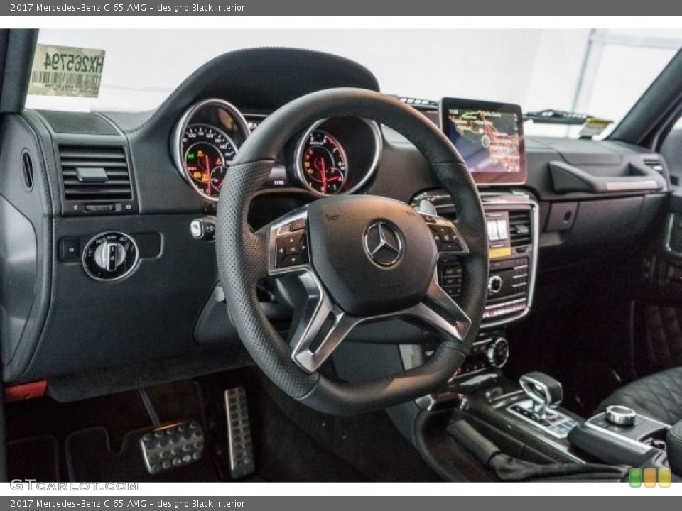 designo Black Interior Steering Wheel for the 2017 Mercedes-Benz G 65 AMG #117991039