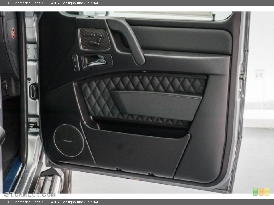 designo Black Interior Door Panel for the 2017 Mercedes-Benz G 65 AMG #117991141