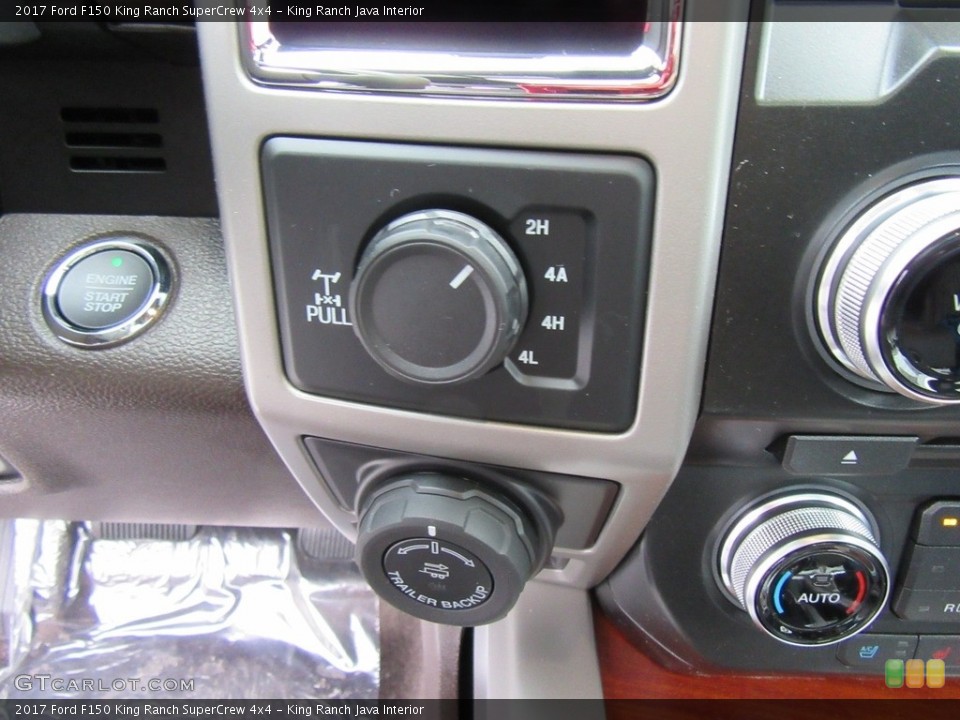 King Ranch Java Interior Controls for the 2017 Ford F150 King Ranch SuperCrew 4x4 #117991987