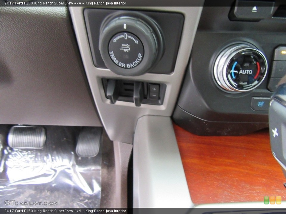 King Ranch Java Interior Controls for the 2017 Ford F150 King Ranch SuperCrew 4x4 #117992014