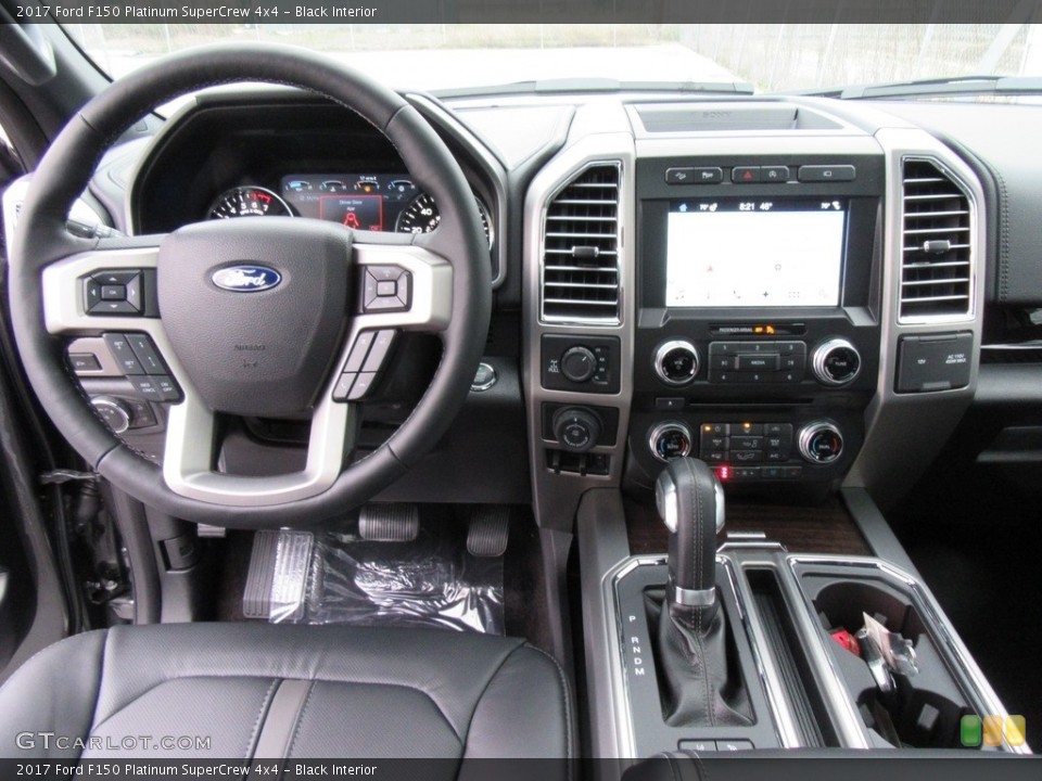 Black Interior Dashboard for the 2017 Ford F150 Platinum SuperCrew 4x4 #117993892