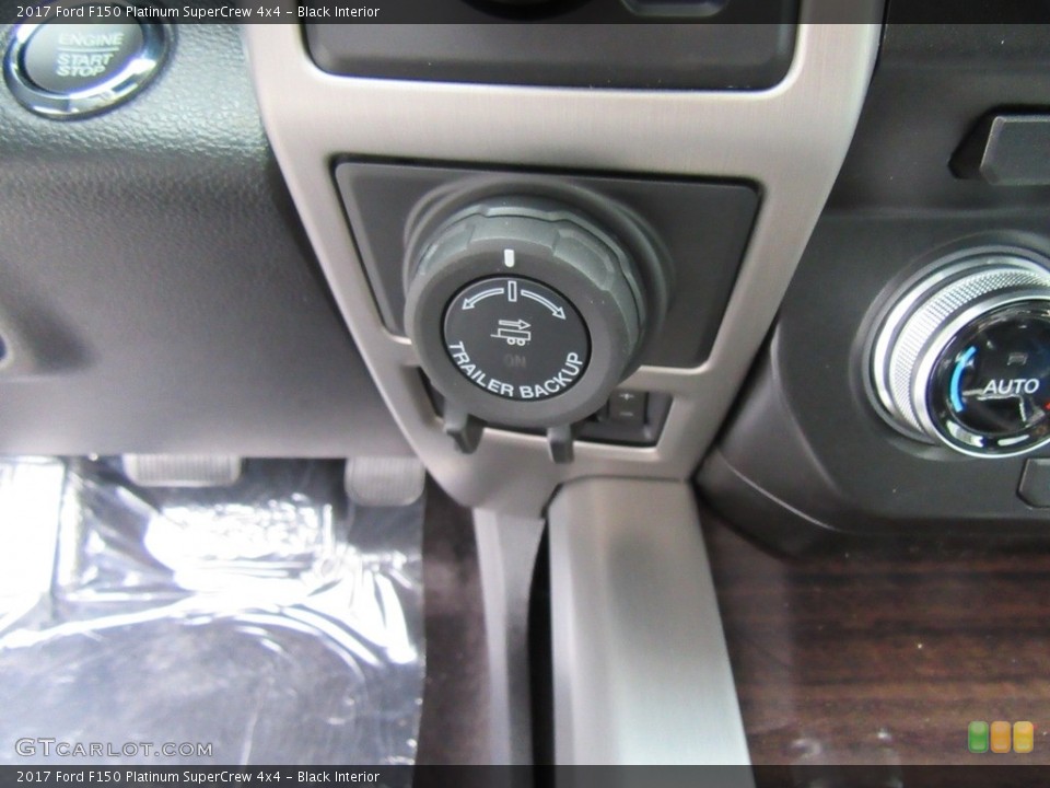 Black Interior Controls for the 2017 Ford F150 Platinum SuperCrew 4x4 #117994072