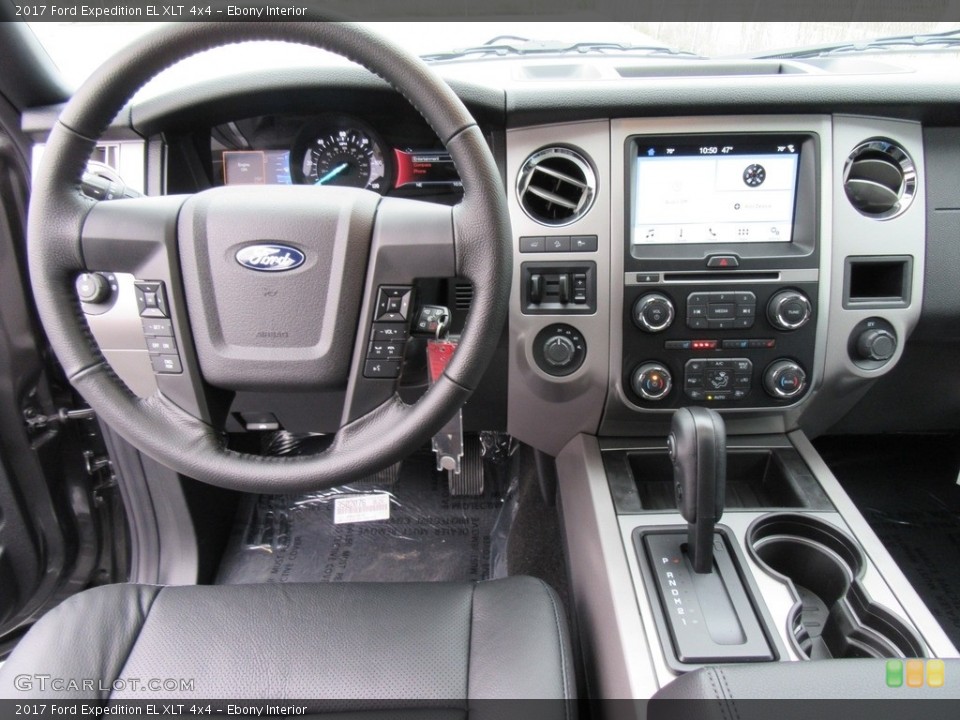 Ebony Interior Dashboard for the 2017 Ford Expedition EL XLT 4x4 #117996109