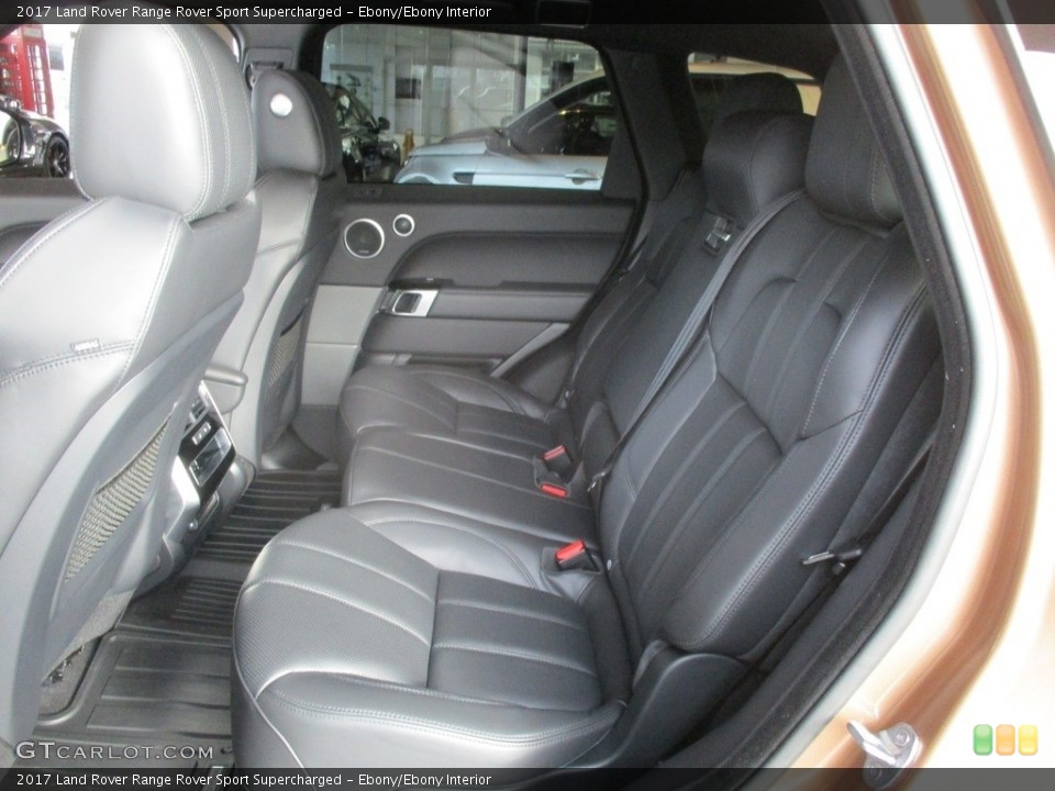 Ebony/Ebony Interior Rear Seat for the 2017 Land Rover Range Rover Sport Supercharged #117996577