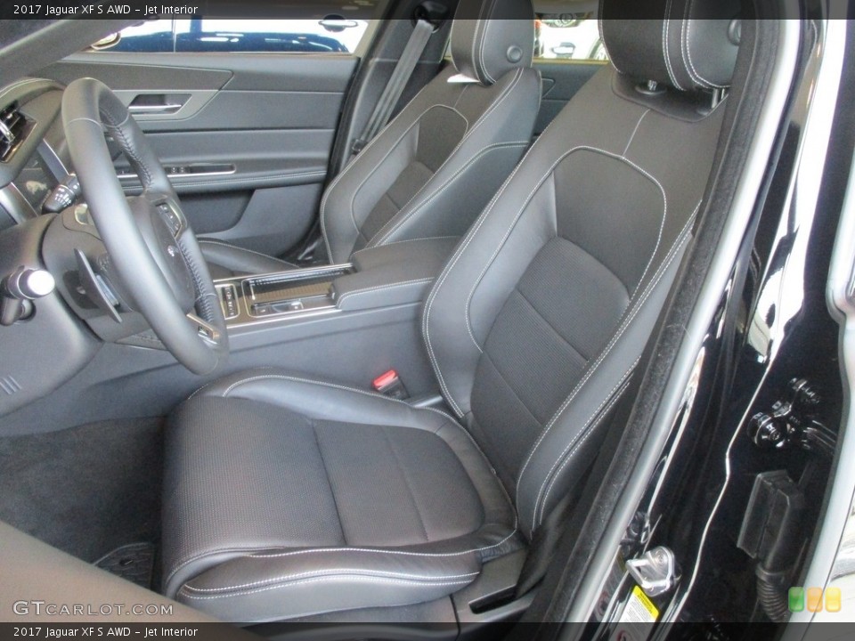 Jet Interior Front Seat for the 2017 Jaguar XF S AWD #117998803